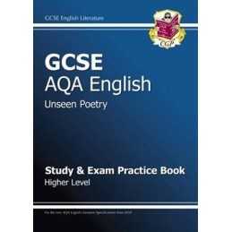 GCSE English AQA Unseen Poetry Study & Ex..., CGP Books