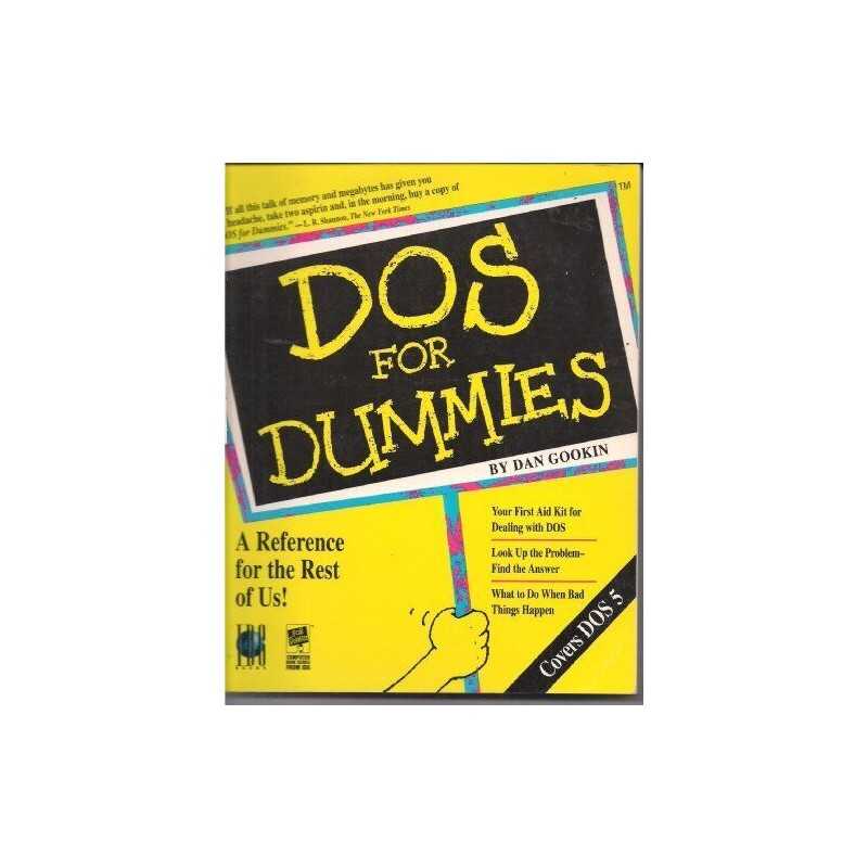 DOS for Dummies by Gookin, Dan Paperback Book