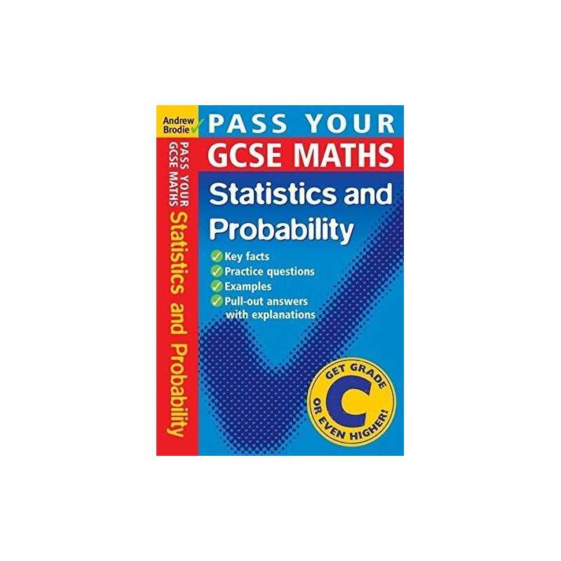 Pass your GCSE Maths: Probability and Statistics by Andrew Brodie Paperback The