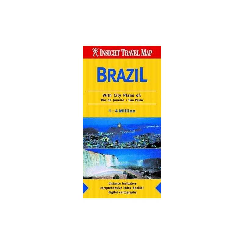 Insight Travel Maps: Brazil by APA Publications Limited Sheet map, folded Book