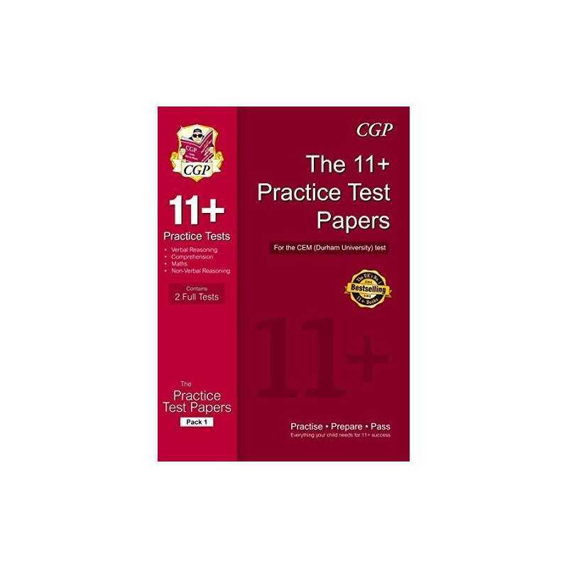 11+ Practice Papers for the CEM Test - Pack 1 (CGP 11+ CEM) by CGP Books Book