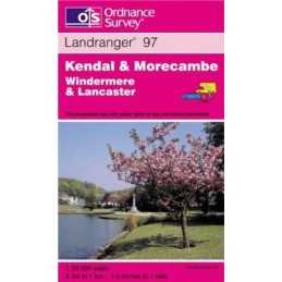Kendal and Morecambe, Windermere and Lan... by Ordnance Survey Sheet map, folded