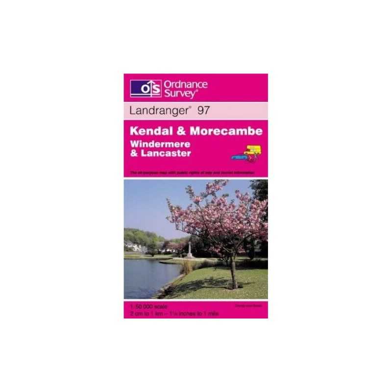 Kendal and Morecambe, Windermere and Lan... by Ordnance Survey Sheet map, folded