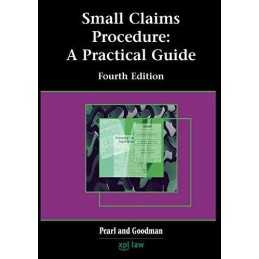 Small Claims Procedure: a Practical Guide by Andrew Goodman Paperback Book The