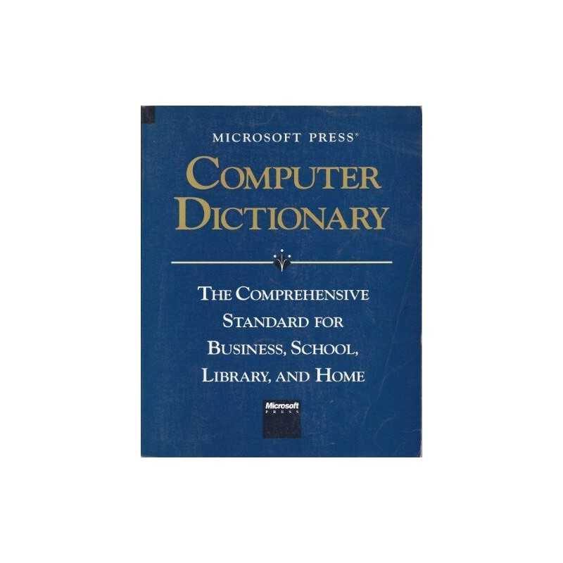 Microsoft Press Computer Dictionary by Microsoft Press Paperback Book