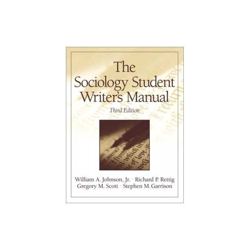 The Sociology Student Writers Manual, Garrison, Stephe