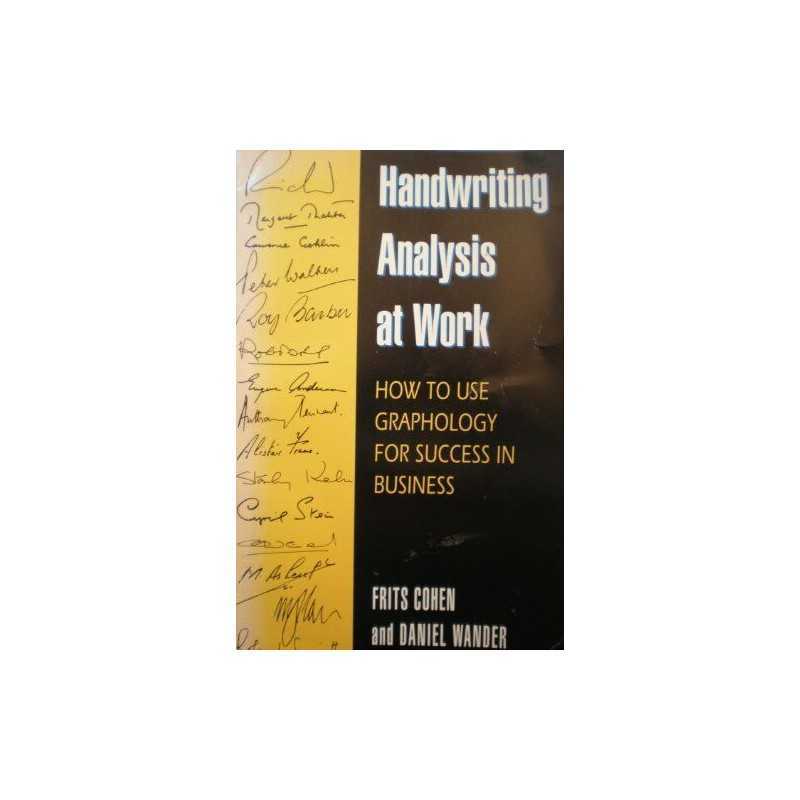Handwriting Analysis at Work by Wander, Daniel Paperback Book  Fast