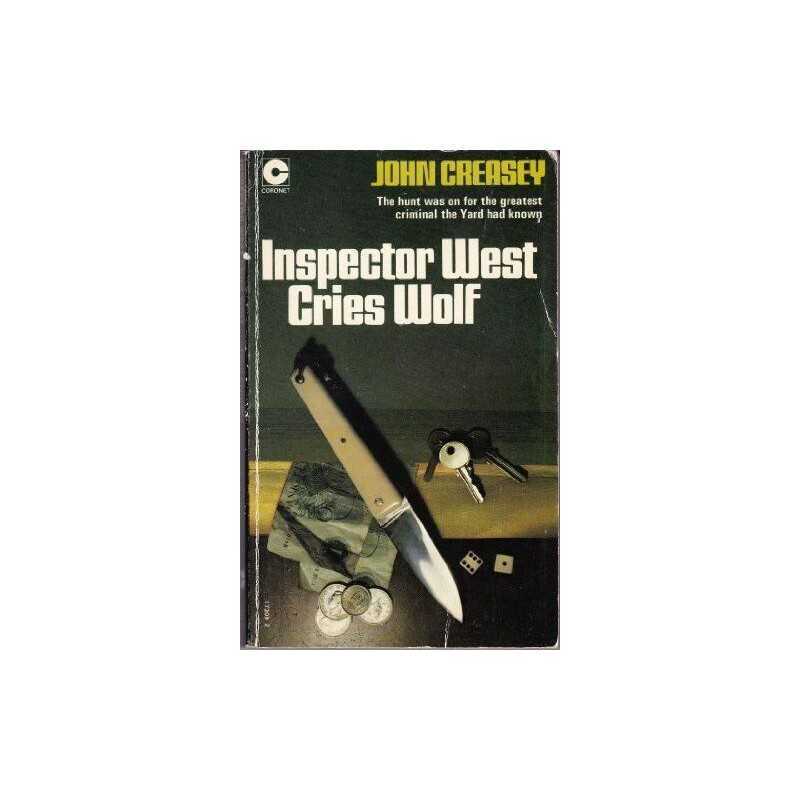 Inspector West Cries Wolf by Creasey Paperback Book