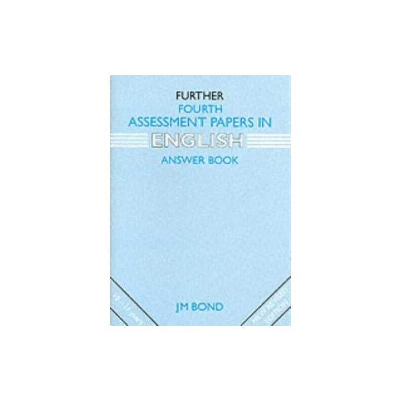 4th Year Papers (Further fourth assessm..., Bond, J. M.