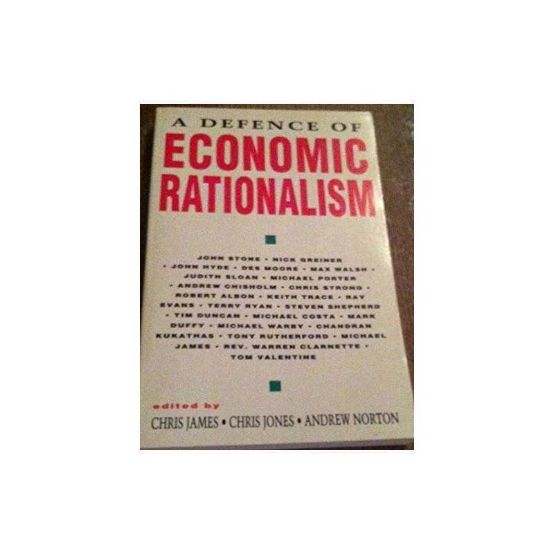 A Defence of Economic Rationalism by Jones, Chris Paperback Book  Fast