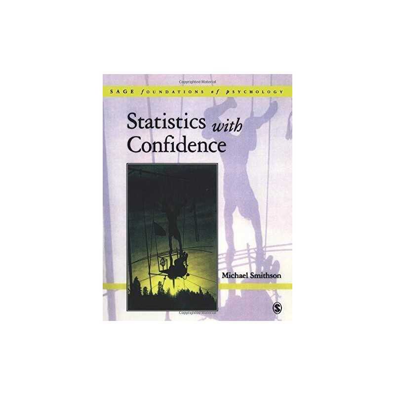 Statistics with Confidence: An Intr..., Smithson, Micha