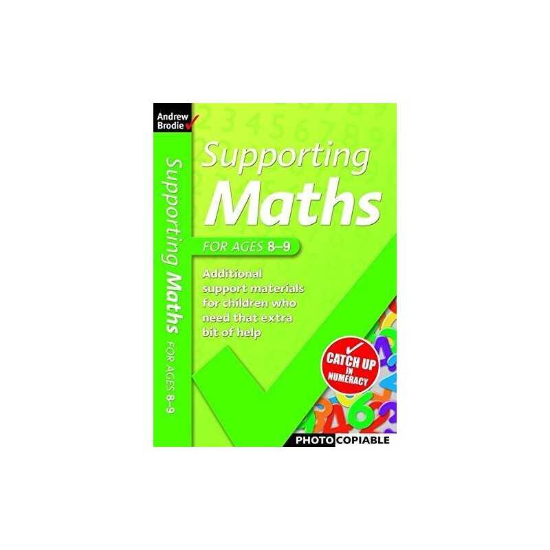 Supporting Maths for Ages 8-9 (Supporting Maths) by Brodie, Andrew Paperback The