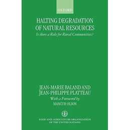 Halting Degradation of Natural Resources - 9780198290612
