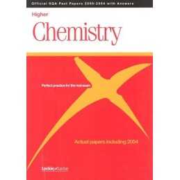 CHEMISTRY HIGHER SQA PAST PAPERS (Official Sqa Past Paper Higher) Paperback Book