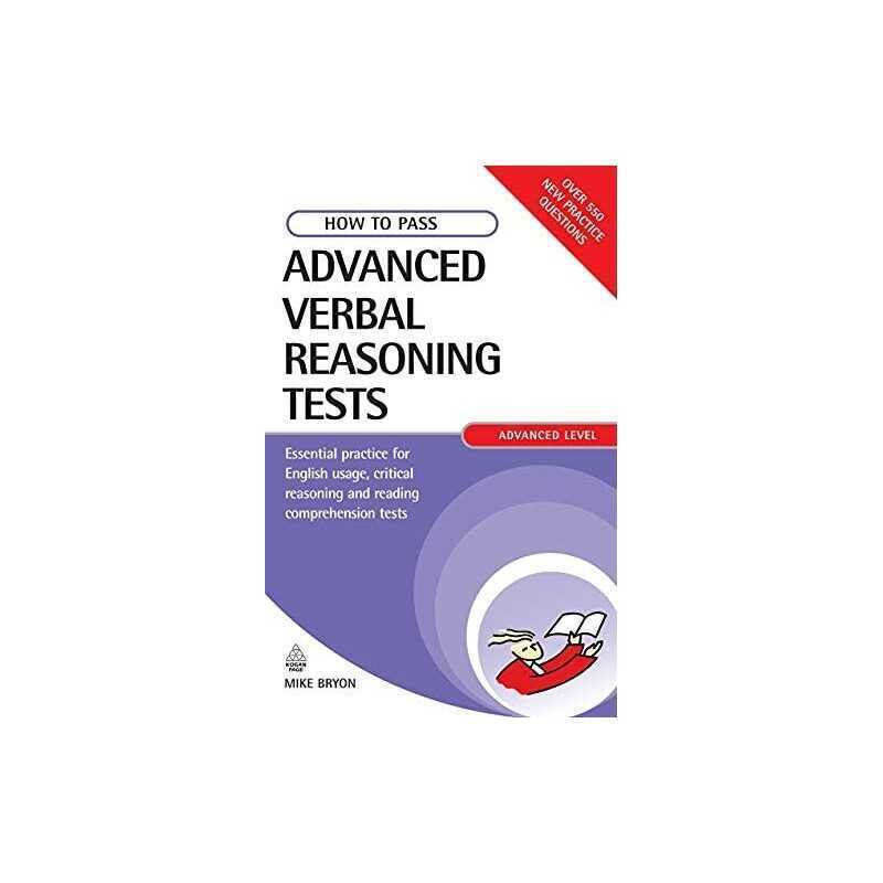How to Pass Advanced Verbal Reasoning Tests: Essenti... by Bryon, Mike Paperback