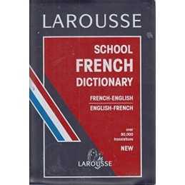 Larousse School French Dictionary Paperback Book