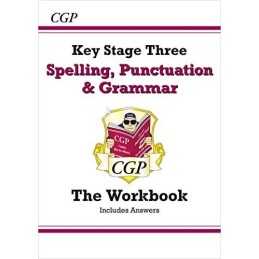 Spelling, Punctuation and Grammar for KS3 - Workbook (with answe... by CGP Books