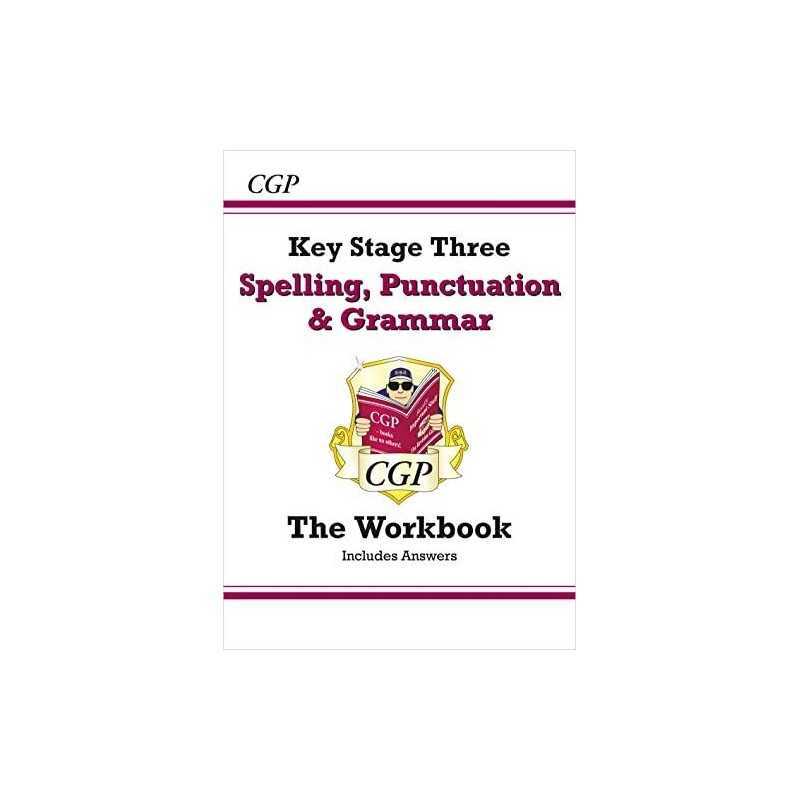 Spelling, Punctuation and Grammar for KS3 - Workbook (with answe... by CGP Books
