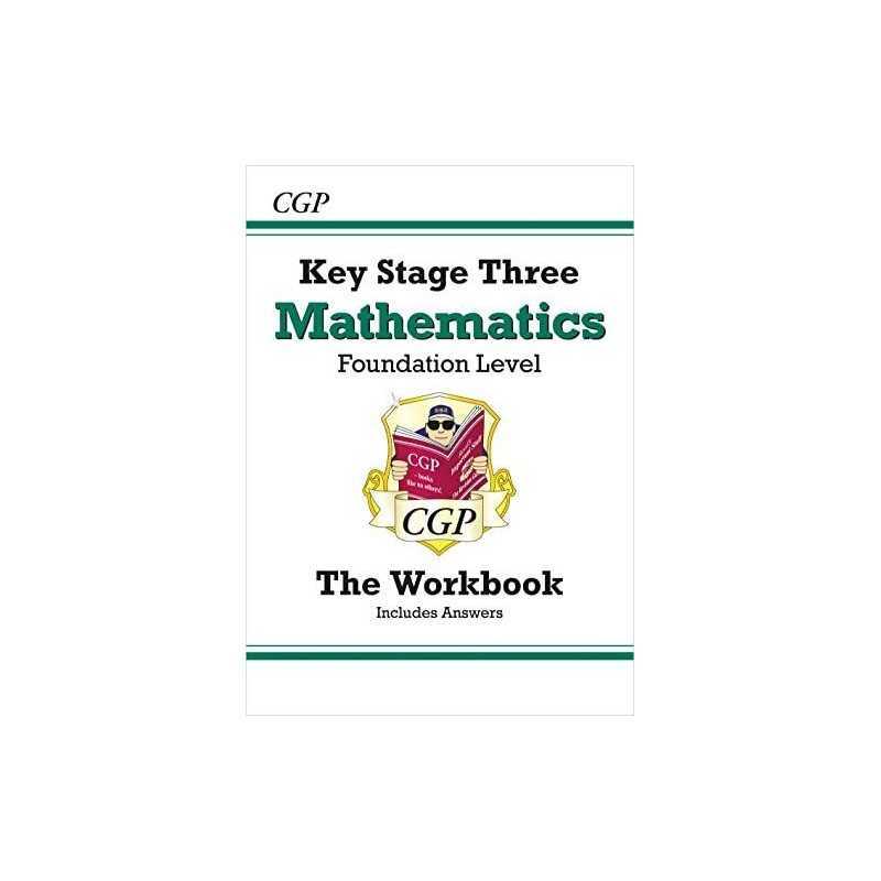 KS3 Maths Workbook (with answers) - Foundation: superb... by CGP Books Paperback