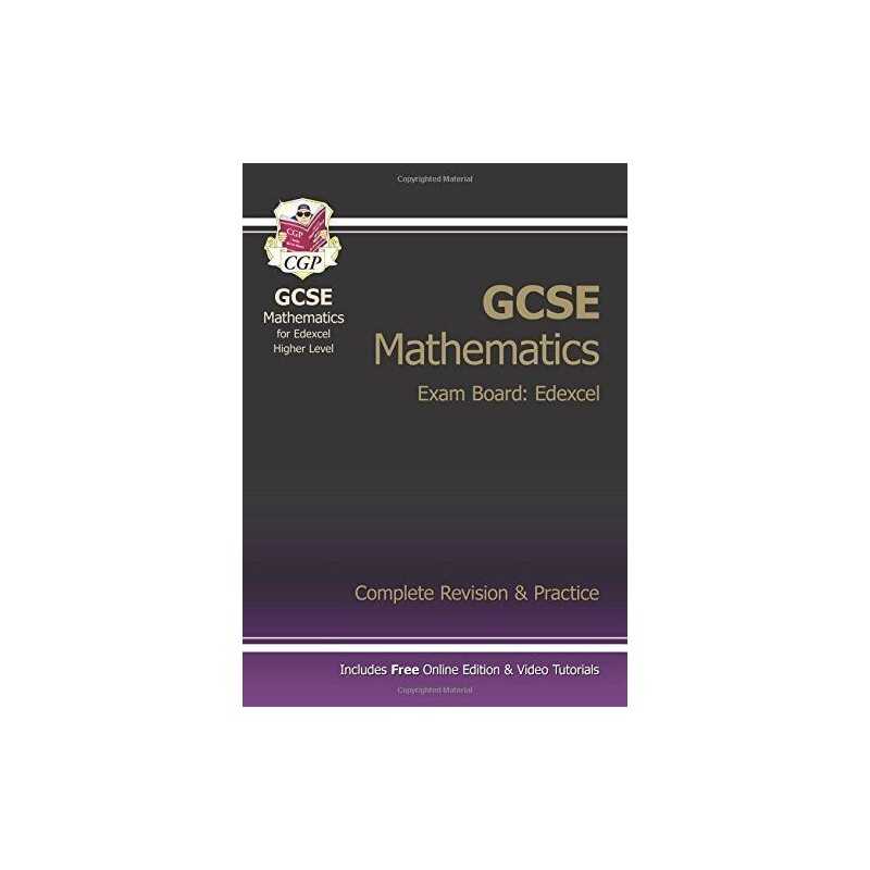 GCSE Maths Edexcel Complete Revision & Practice with online edit... by CGP Books