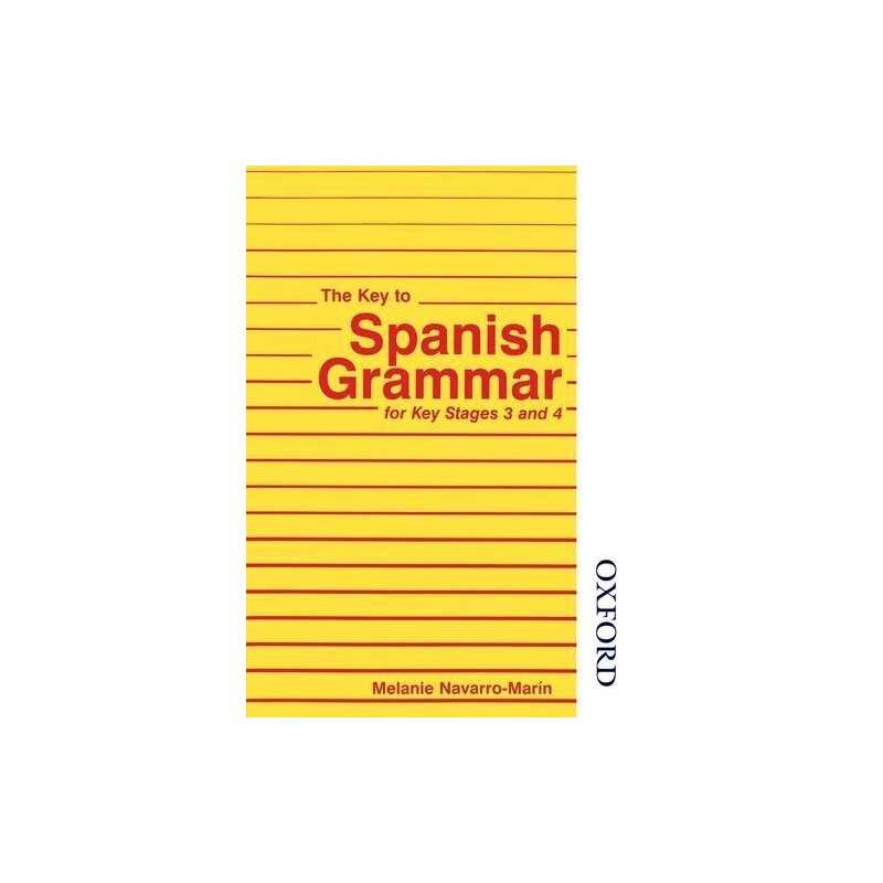 The Key to Spanish Grammar for Key Stages 3... by Marin, Jorge Navarro Paperback