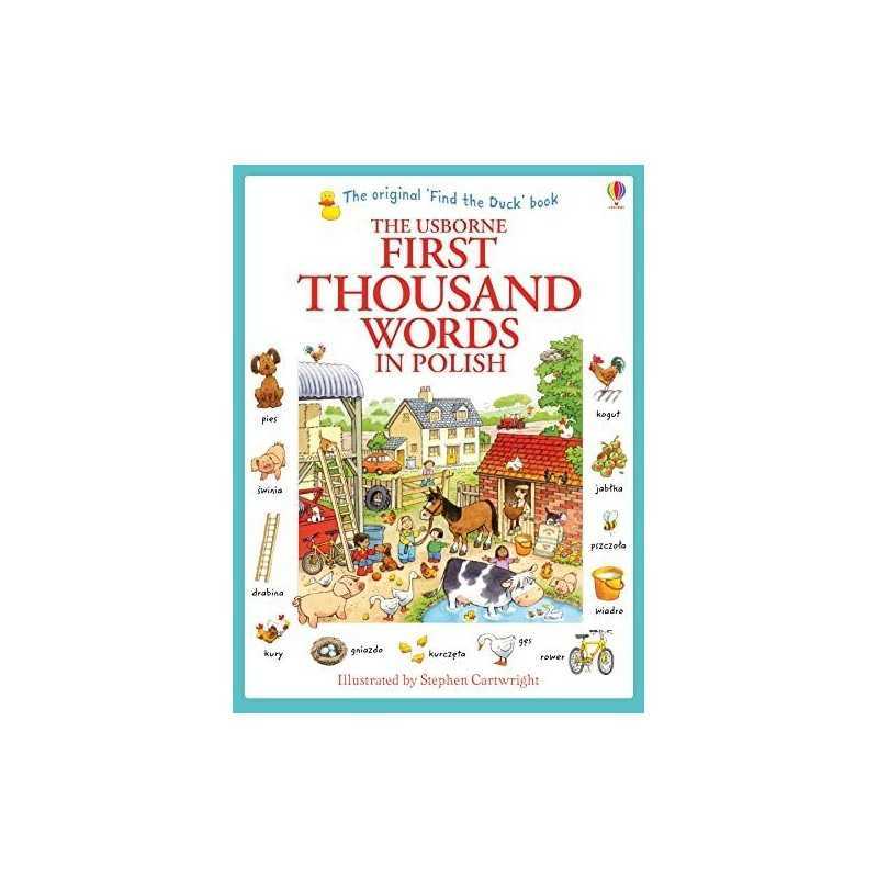 First Thousand Words in Polish (Usbor..., Heather Amery