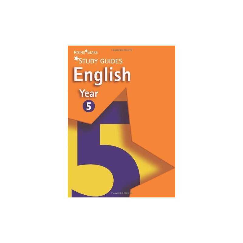 Rising Stars Study Guides: English Years 5 (Rising Stars... by various Paperback