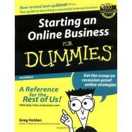 Starting an Online Business for Dummies by Holden, Greg Paperback Book