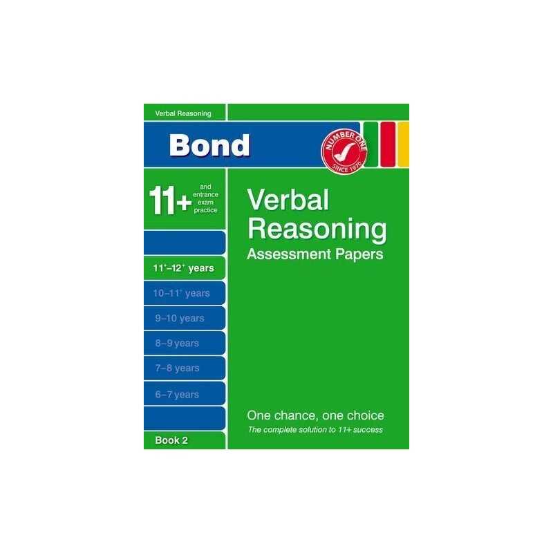 Bond Verbal Reasoning Assessment Pape..., Bayliss, Jane
