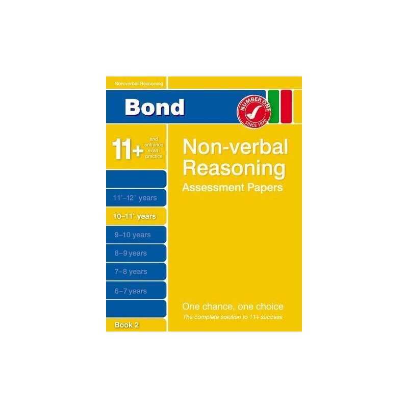 Bond Non-verbal Reasoning Assessment Pa..., Morgan, Nic