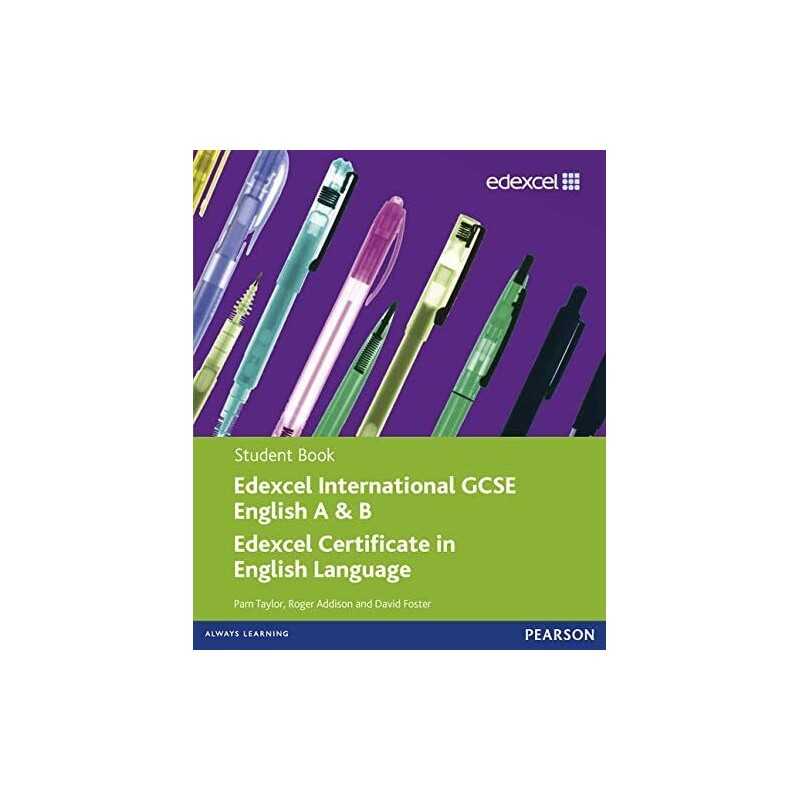 Edexcel International GCSE English A & B S... by Taylor, Pam Mixed media product