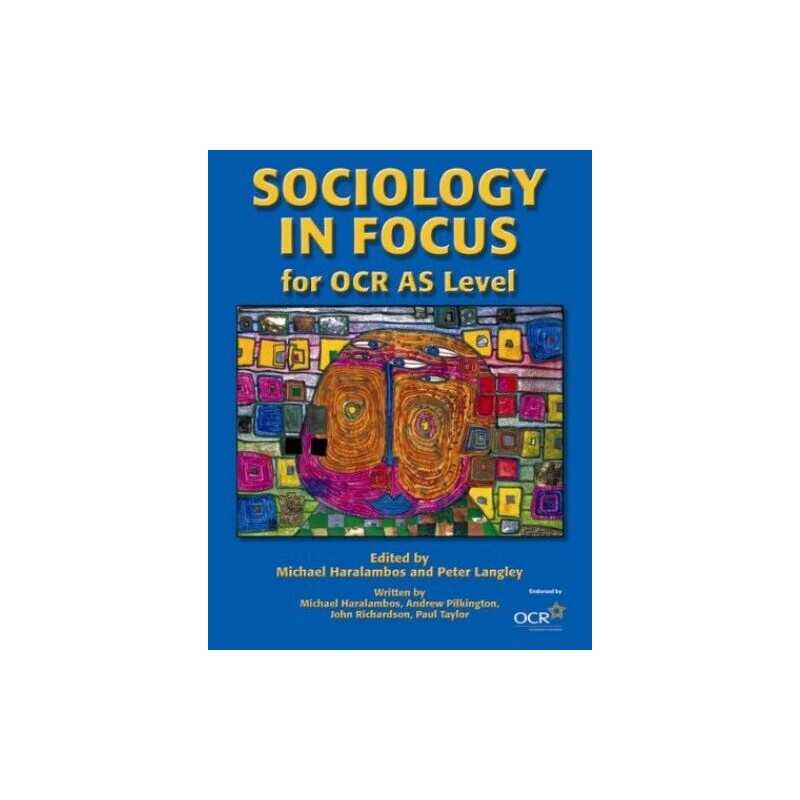 Sociology in Focus for OCR AS level by Haralambos, Mr Mike Hardback Book The