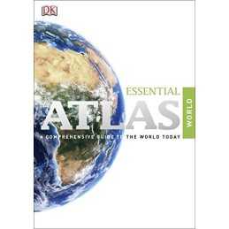 Essential Atlas of the World (World Atlas) by DK Hardback Book  Fast