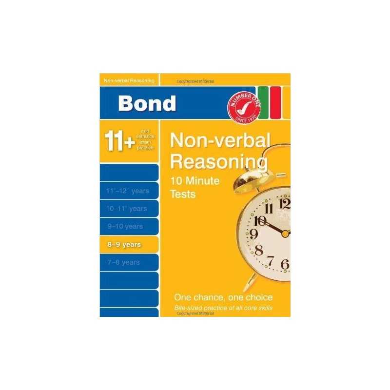 Bond 10 Minute Tests Non-verbal Reasoning 8-9 ye... by Primrose, Alison Pamphlet