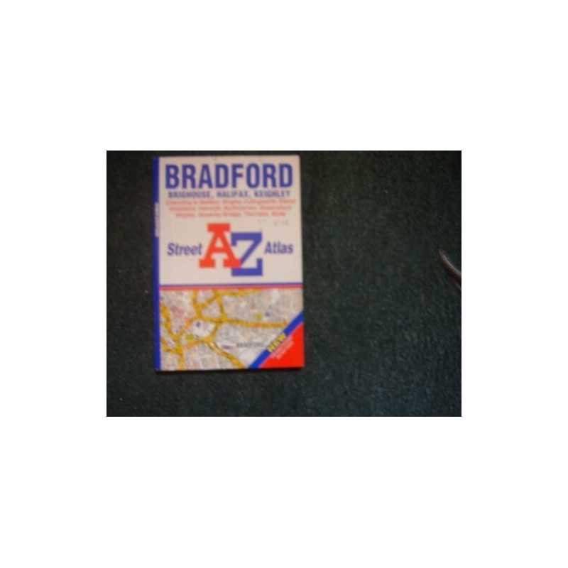 A-Z Street Atlas of Bradford by Geographers A-Z Map Company Paperback Book The