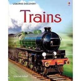 Trains (Usborne Discovery) by Stephanie Turnball Hardback Book  Fast
