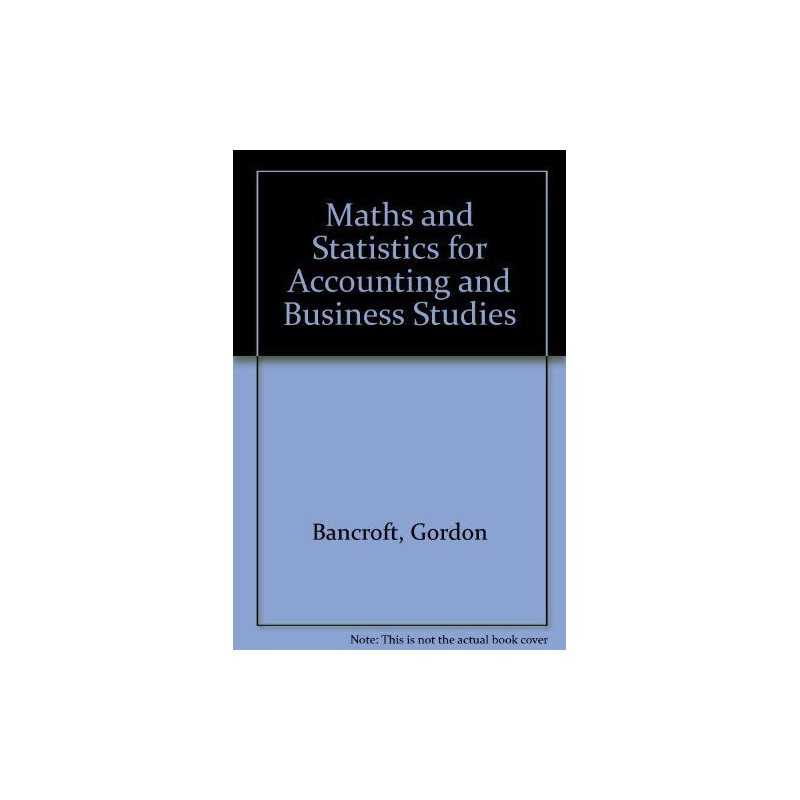 Maths and Statistics for Accounting..., OSullivan, Geo