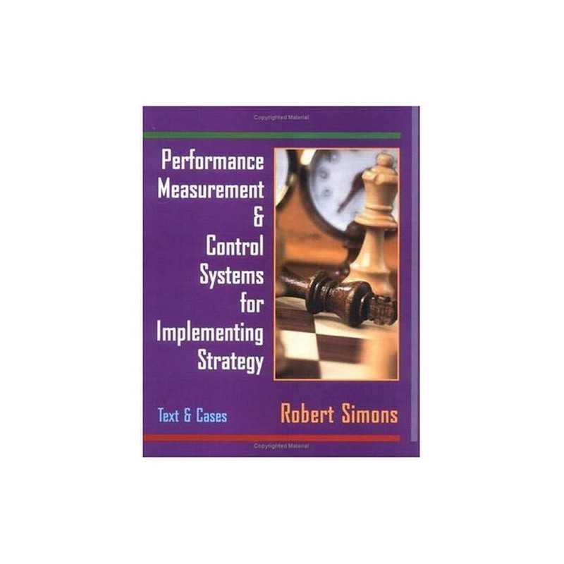 Performance Measurement and Control Systems for Im... by Simons, Robert Hardback