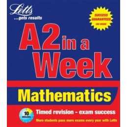 A2 in a Week: Maths (Revise A2 in a Week) by Brown, Cath Paperback Book The
