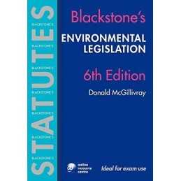 Blackstones Environmental Legislation 6/e (Blackstones Statu... Paperback Book