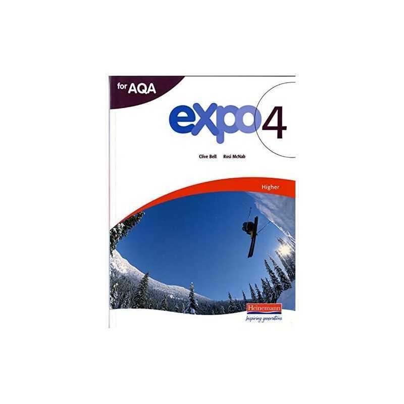 Expo 4 AQA Higher Student Book by McNab, Rosi Paperback Book