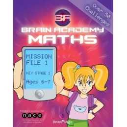 Brain Academy Maths Mission File 1 (Ages 6-7) by Haggis, Charlotte Paperback The