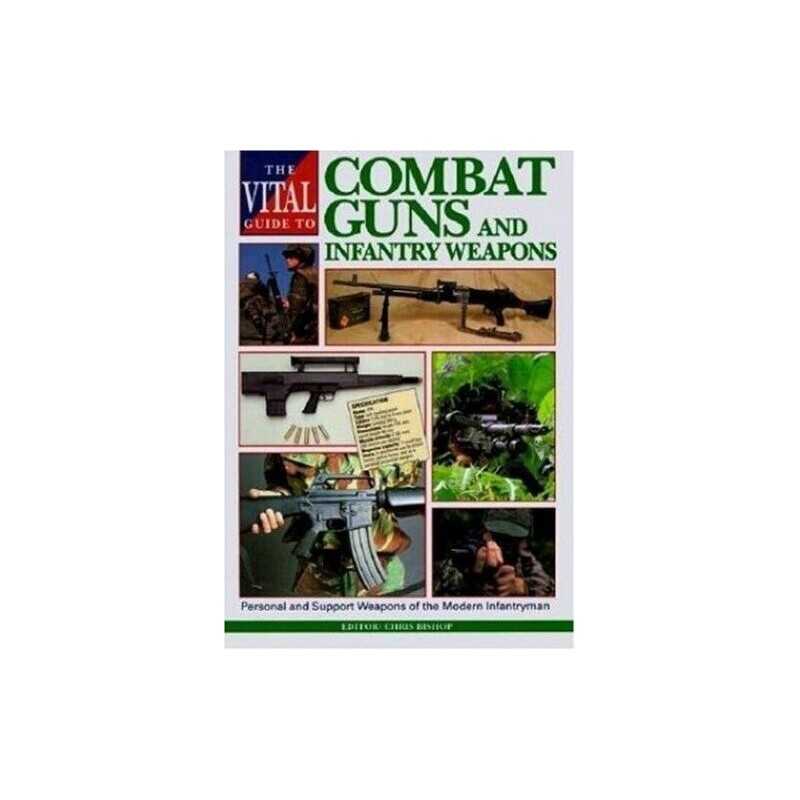 The Vital Guide to Combat Guns and Infantry Weapons Hardback Book  Fast