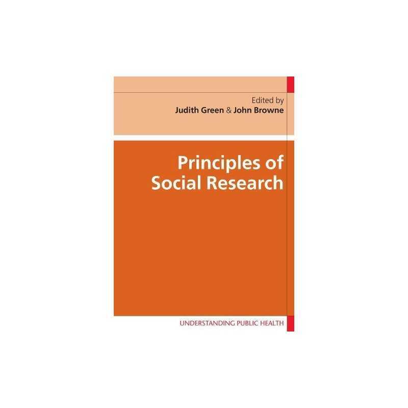 Principles of Social Research (Understanding Publi... by Green, Judith Paperback
