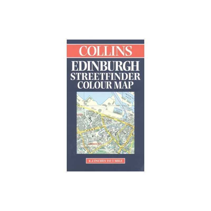 Collins Edinburgh Streetfinder Colour Map by Bartholomew Sheet map Book The