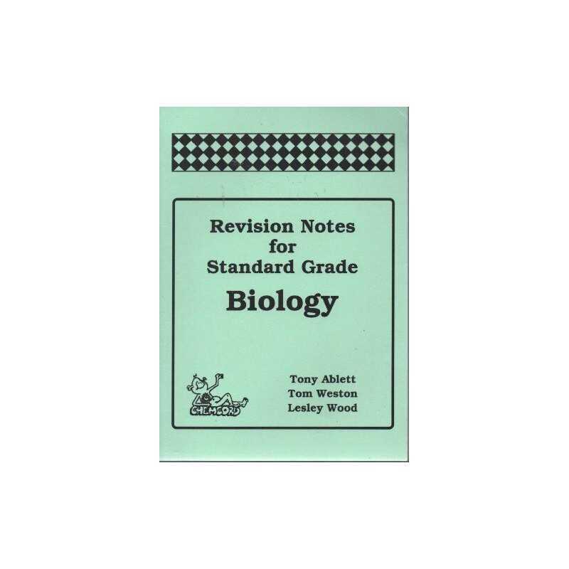 Revision Notes for Standard Grade Biology by Wood, L Paperback Book