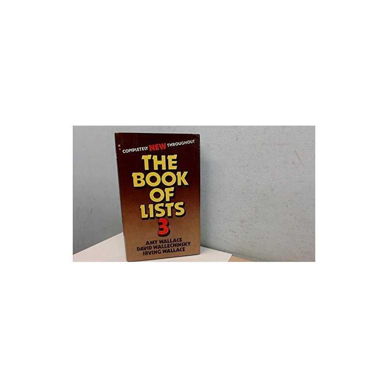 Book of Lists: v. 3 by etc. Hardback Book