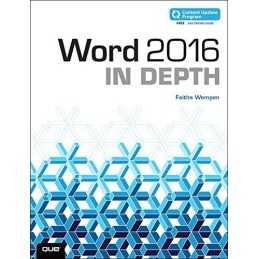 Word 2016 In Depth (includes Content..., Wempen, Faithe