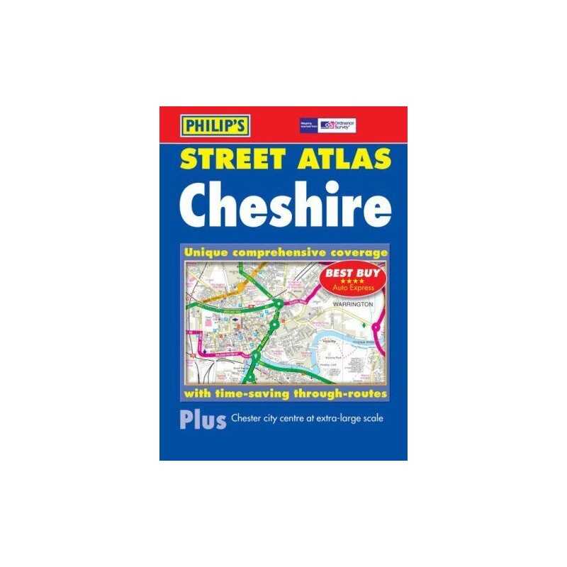 Philips Street Atlas Cheshire: Pocket (Philips Street Atlases) Paperback Book