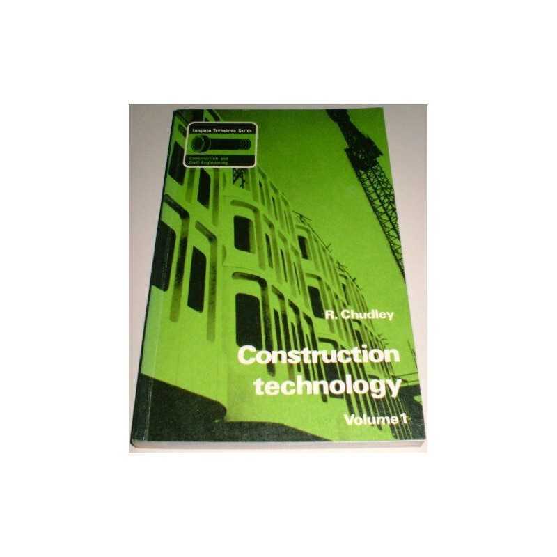 Construction Technology Volume 1 by Chudley, R. Paperback Book  Fast